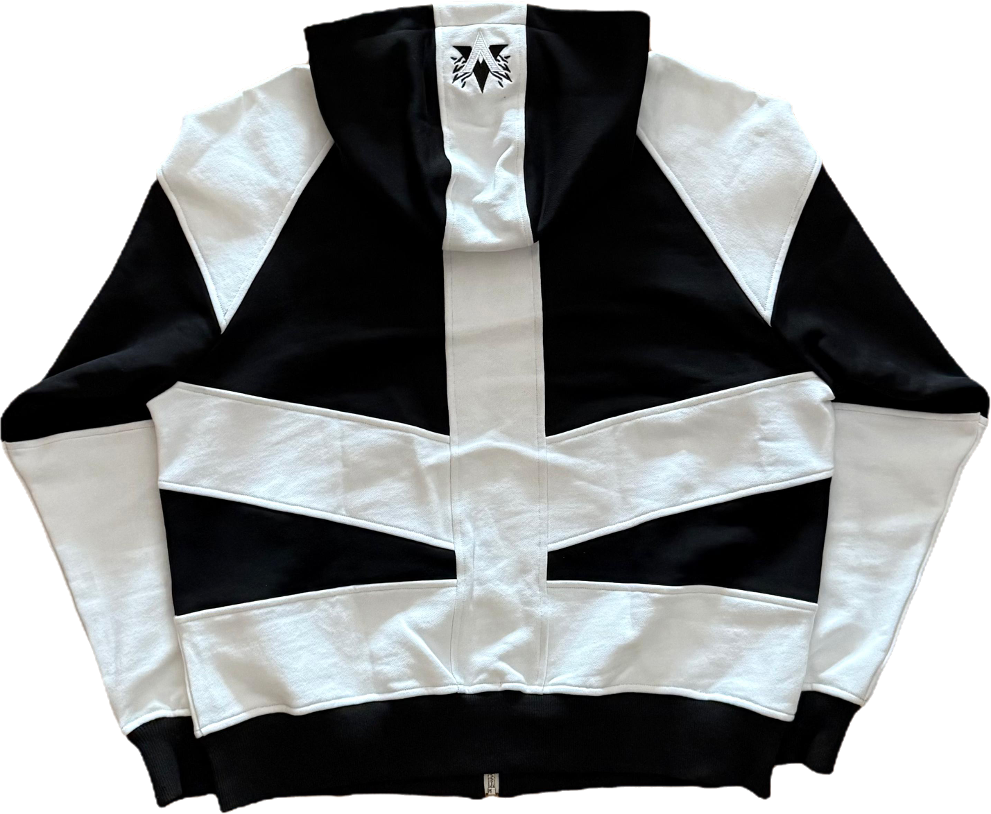 ASTRAL Full-Zip Hoodie - Black/White