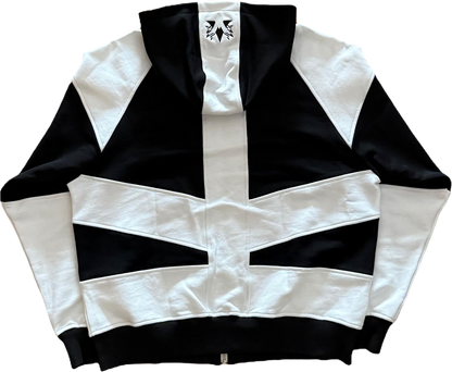 ASTRAL Full-Zip Hoodie - Black/White